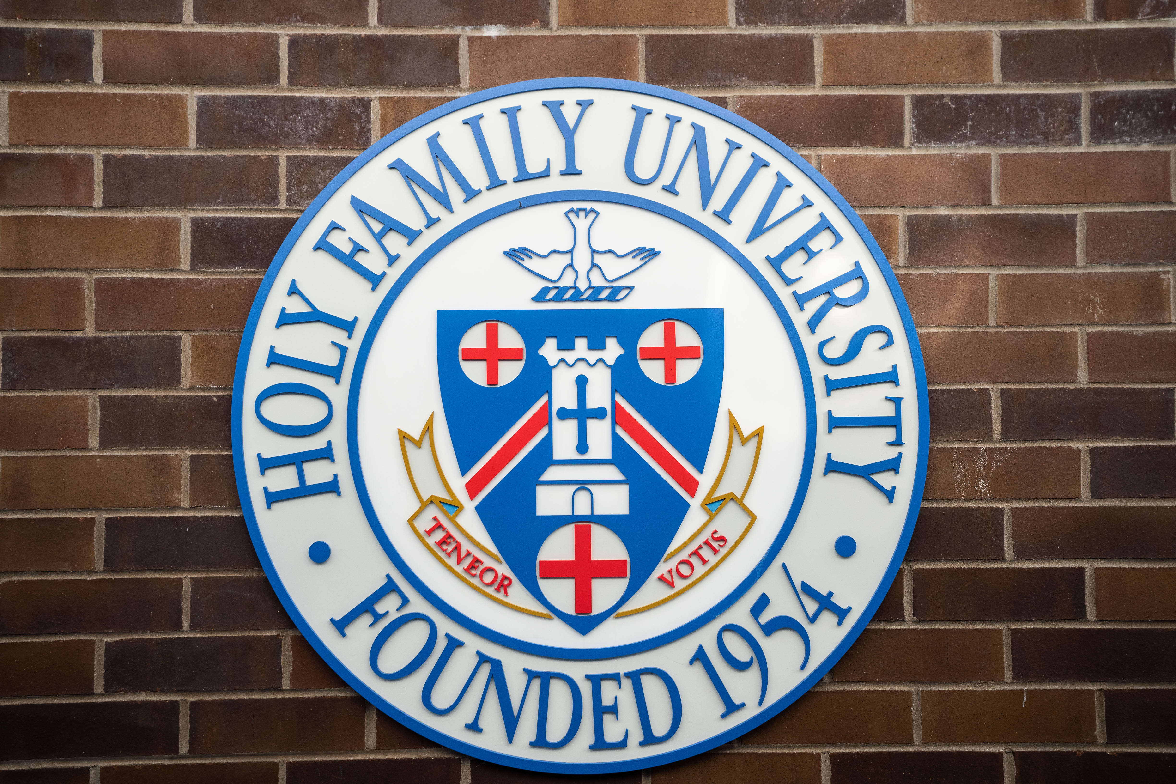 University seal in the Campus Center