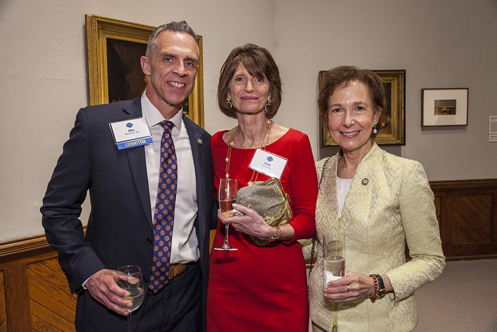 Jim Bennett ’82, Tigers on the Loose Committee Member, Kim Bennett, and Dr. Anne Prisco