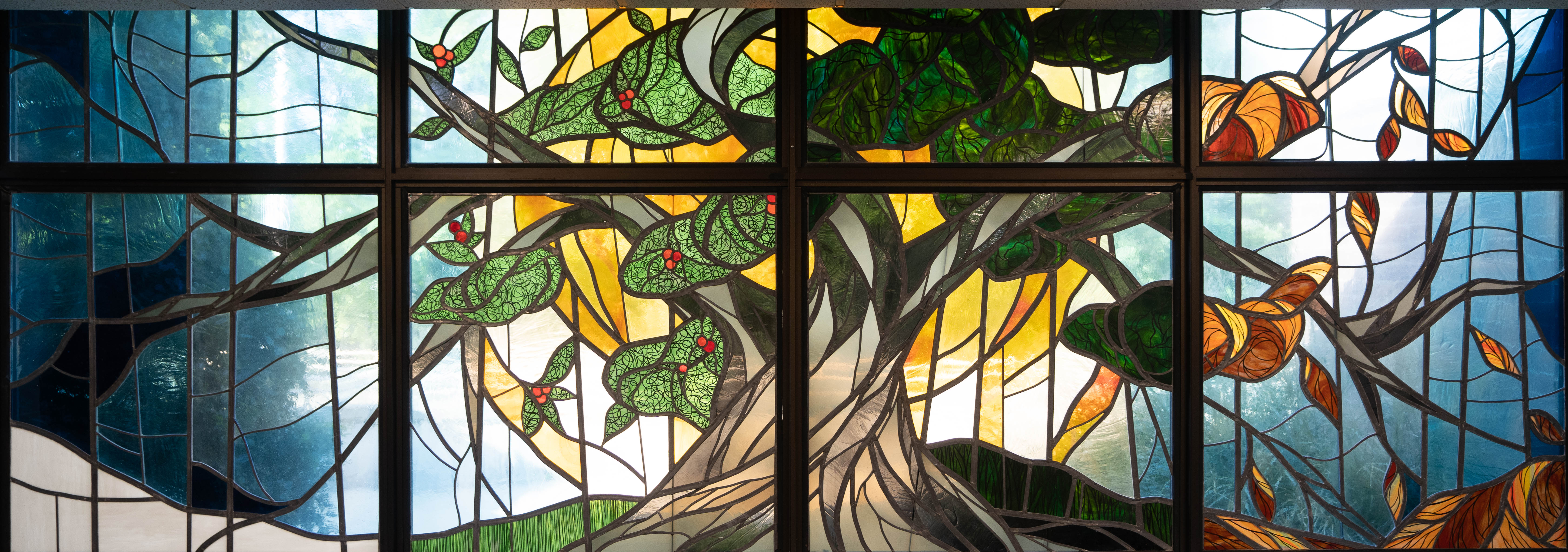 Stained glass at NE Philadelphia campus