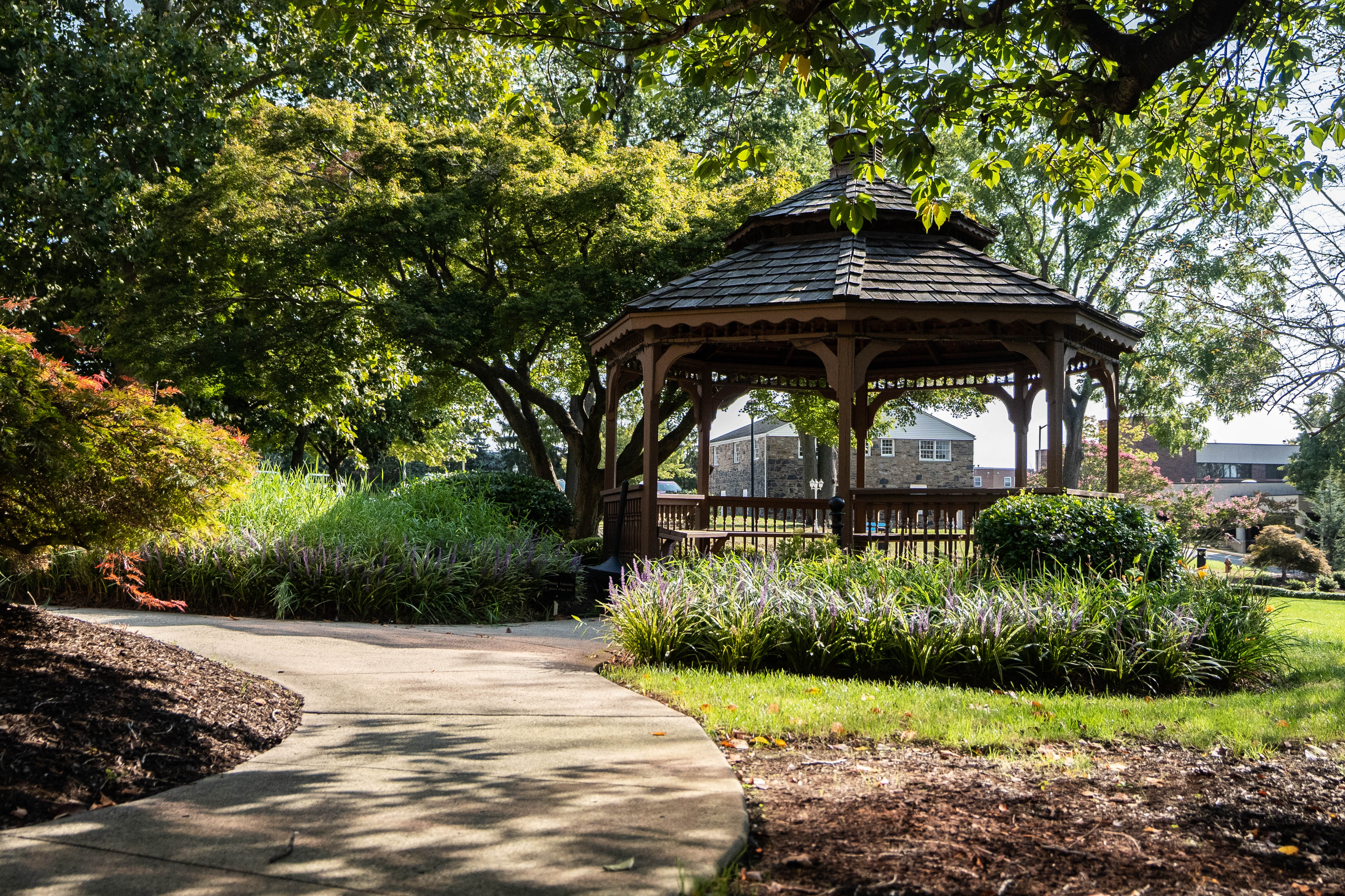 Gazebo on campus