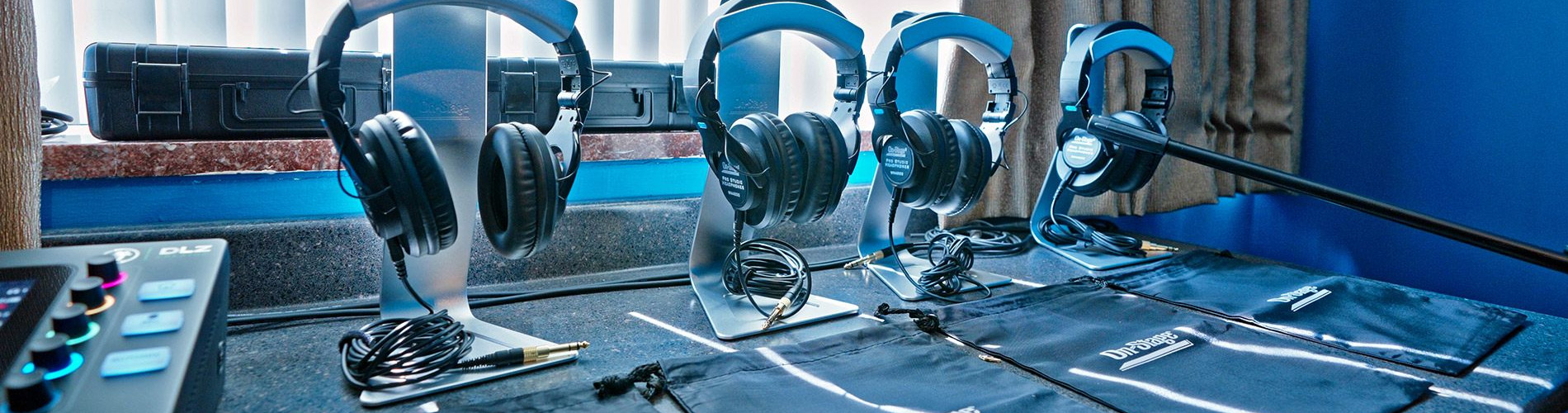Headphones in the Podcast Studio