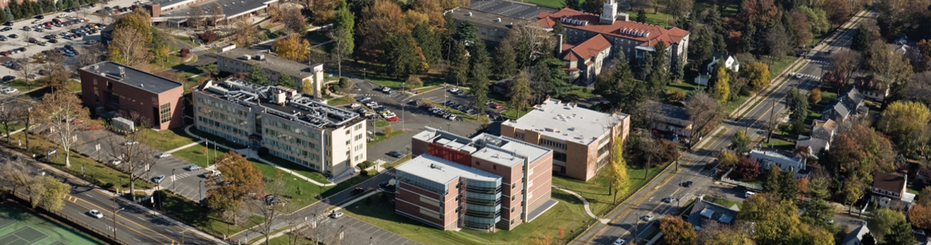 Aerial Shot of Holy Family University Campus