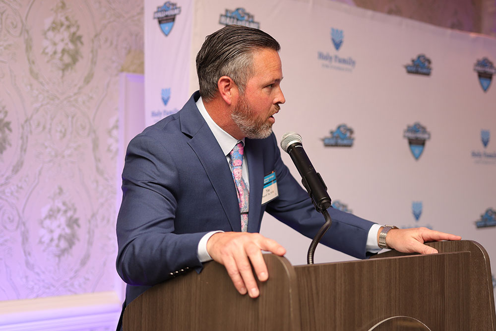 University Director of Athletics Tim Hamill