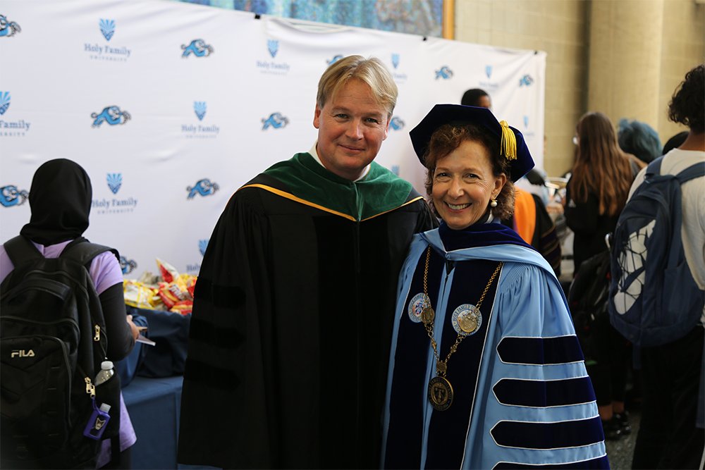 Dr. Prisco with Alumni keynote speaker Keith Lafferty