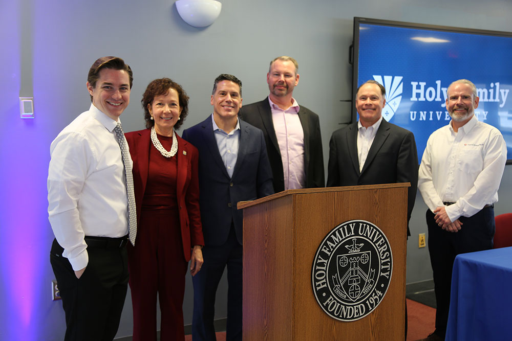 Dr. Prisco and members of the Bucks County Industrial Development Authority