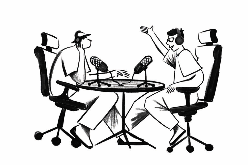 Podcast illustration