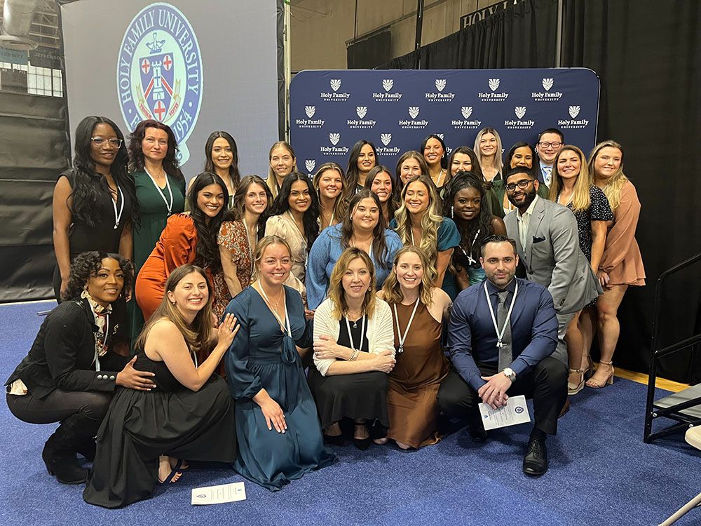 Group of Fast Track BSN students at the October pinning ceremony.