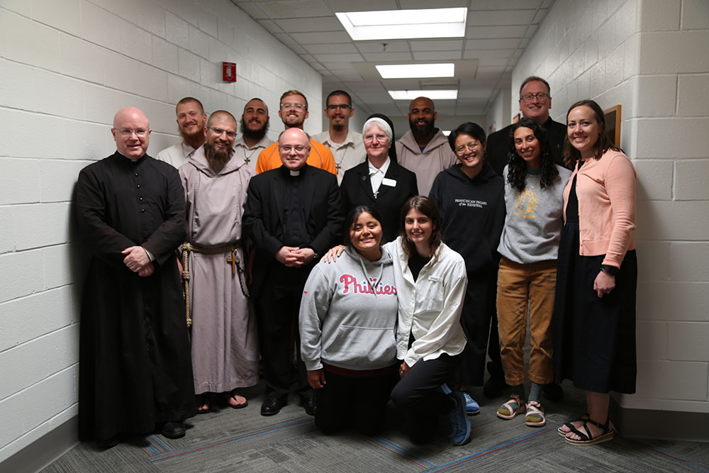 HFU provided lunch to the visiting pilgrims to fuel them for the next leg of their journey.