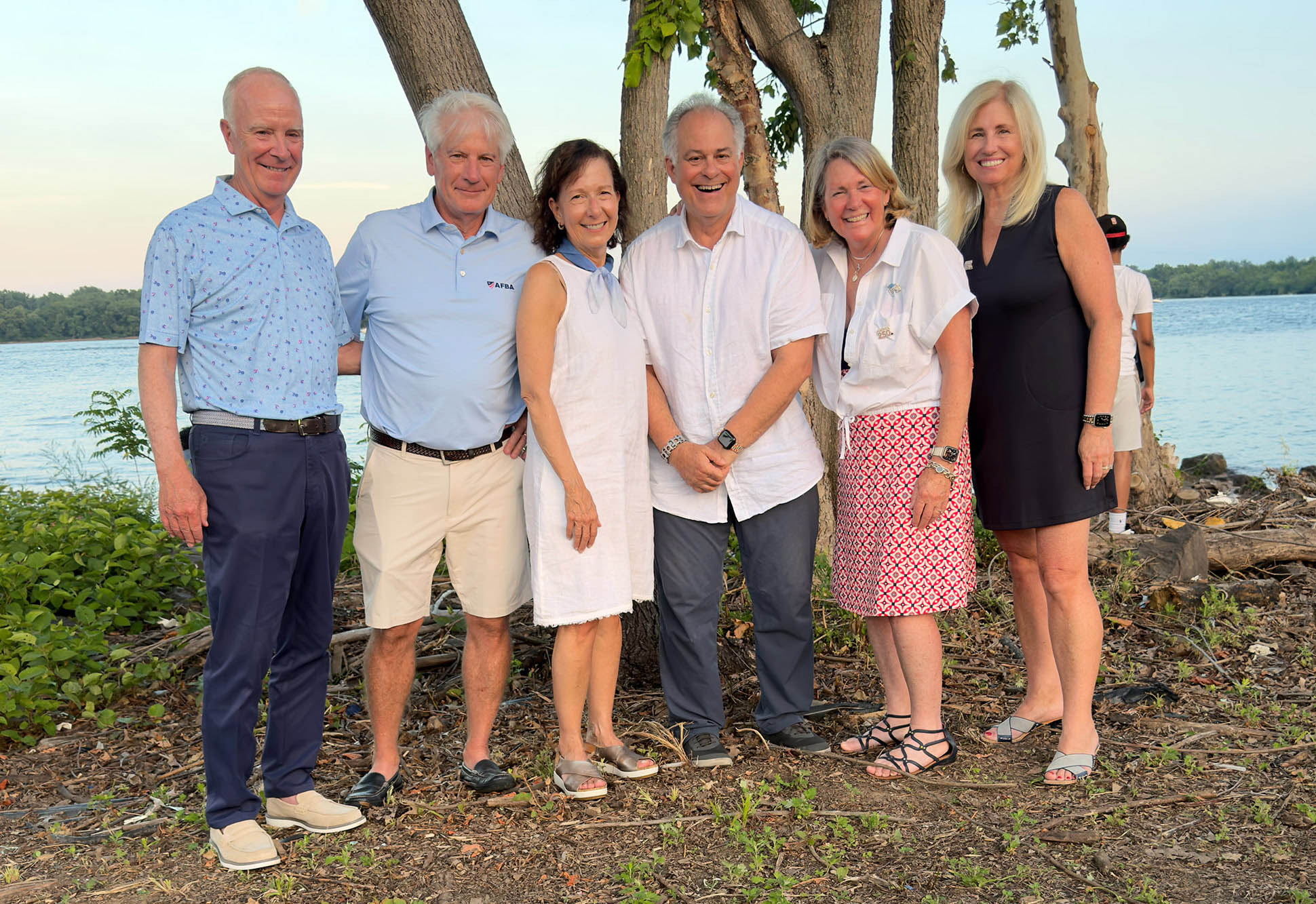Trustee Larry Lynch, with his wife Keli and Dr. Prisco with Steve Sergi, attended the event with friends.