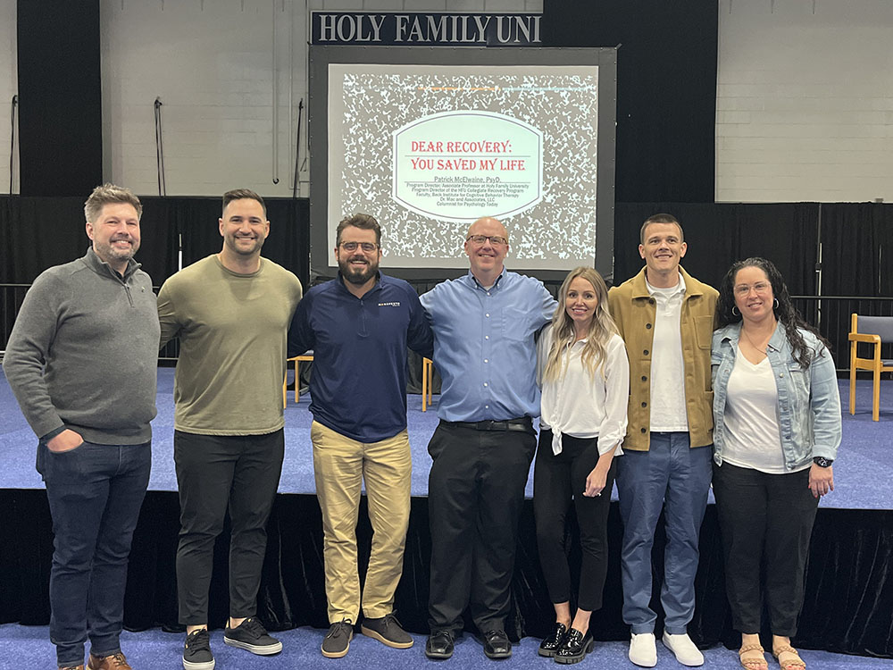 Community members at 2nd Annual Collegiate Recovery Program