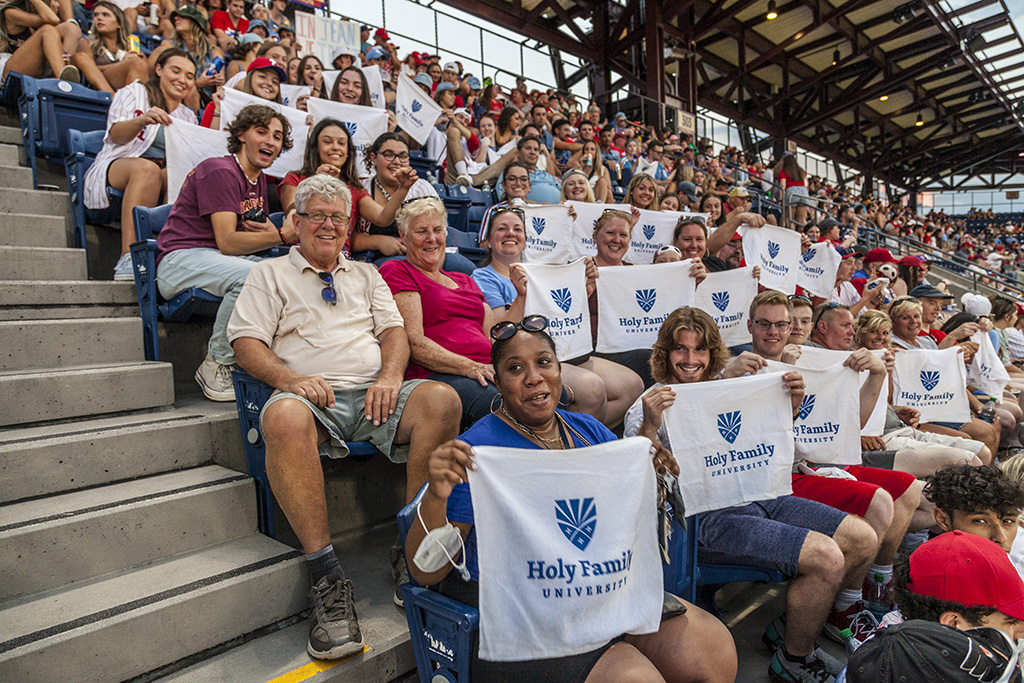 Holy Family Phillies fans were the best at the ballpark!