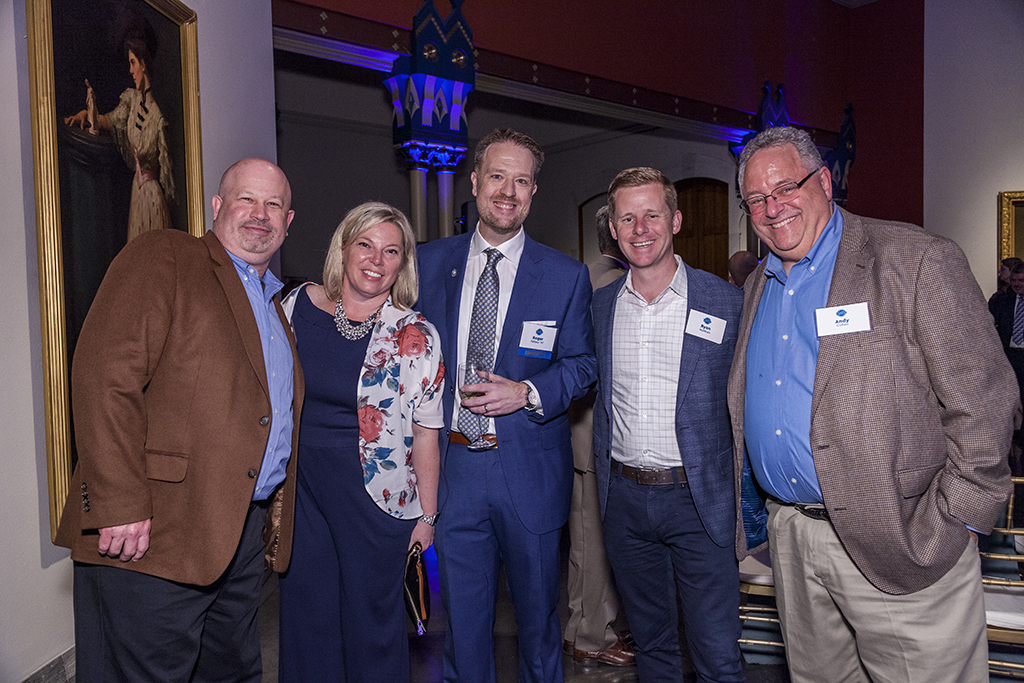 Jeffrey Duda, Beth Falloon ’09, Roger Falloon, ’97, Tigers on the Loose Committee Co-Chair, Ryan Hollman, and Andy Cohen