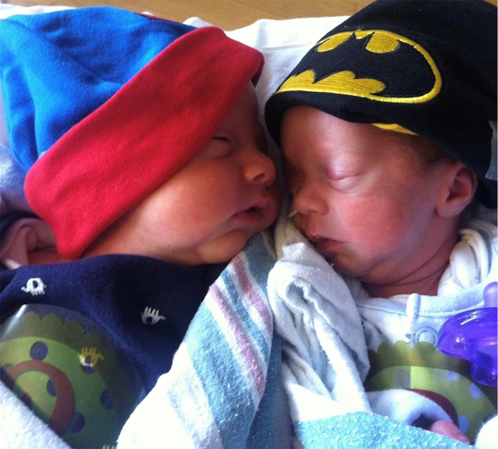 Twin babies