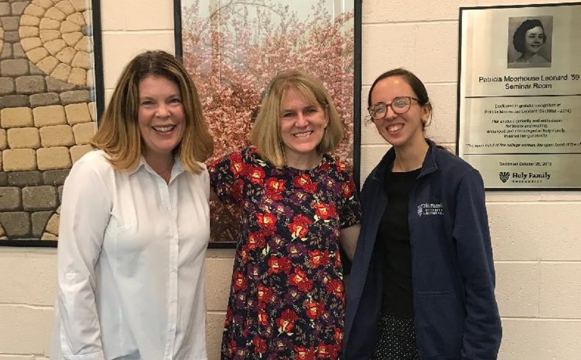 Shannon Brown '99, Christine Steele, and Gina Palumbo