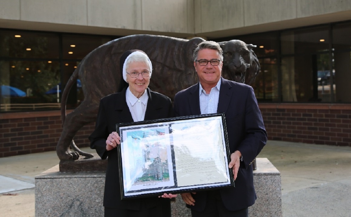 SisterMaureenBobbyHenon.jpg Sister Maureen Honored by the Council of the City of Philadelphia