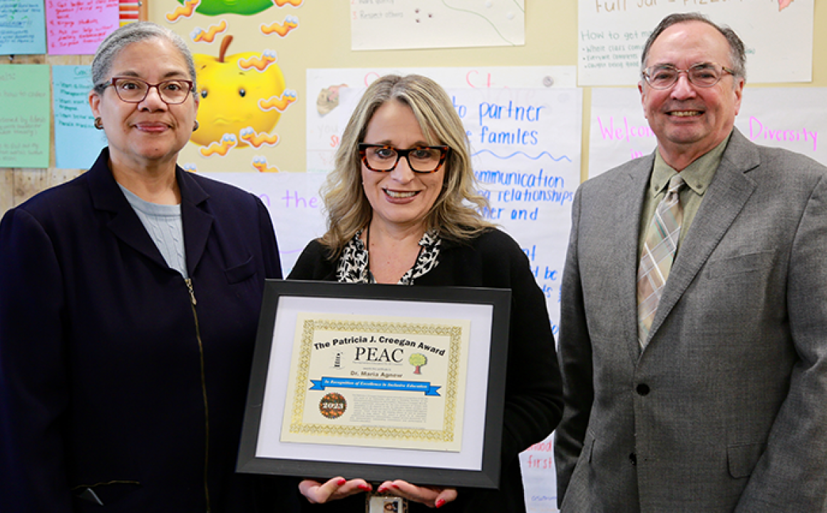 Holy Family University Professor of Education Dr. Maria Agnew Named Recipient of Patricia J. Creegan Award for Excellence in Inclusive Education