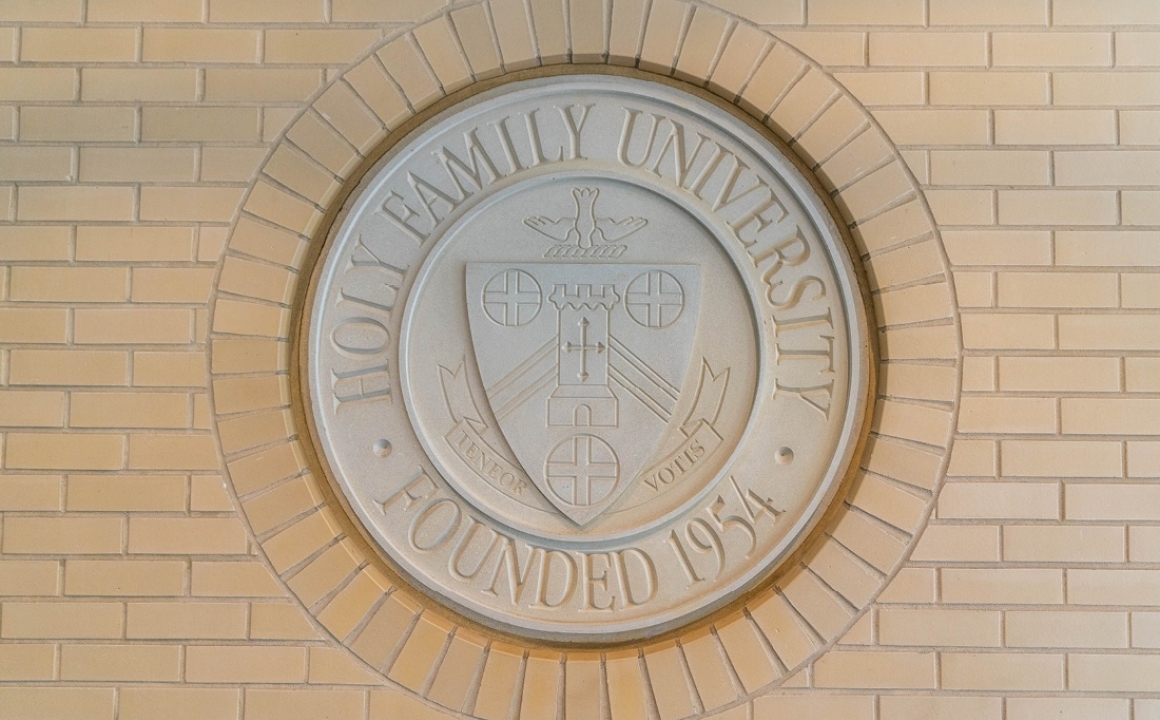 The seal of Holy Family University