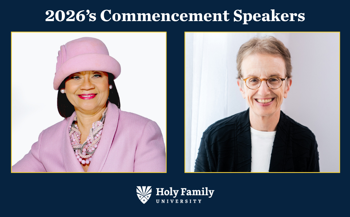 2026 Commencement Speakers: Sister Ilia Delio, OSF, Ph.D. & The Rev. Dr. Lorina Marshall-Blake, MGA, FAAN