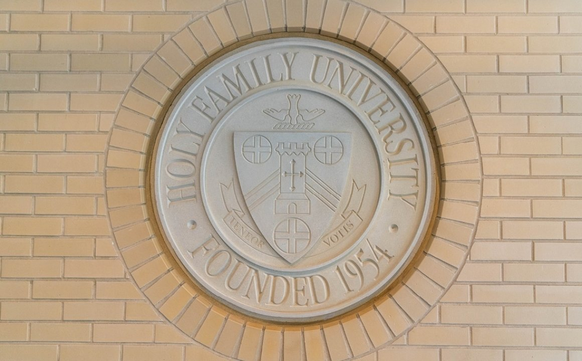 The seal of Holy Family University