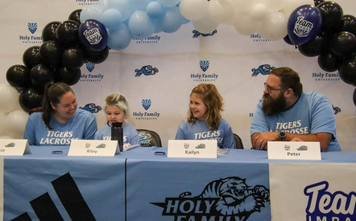 Women’s Lacrosse team welcome Riley and her family to their team