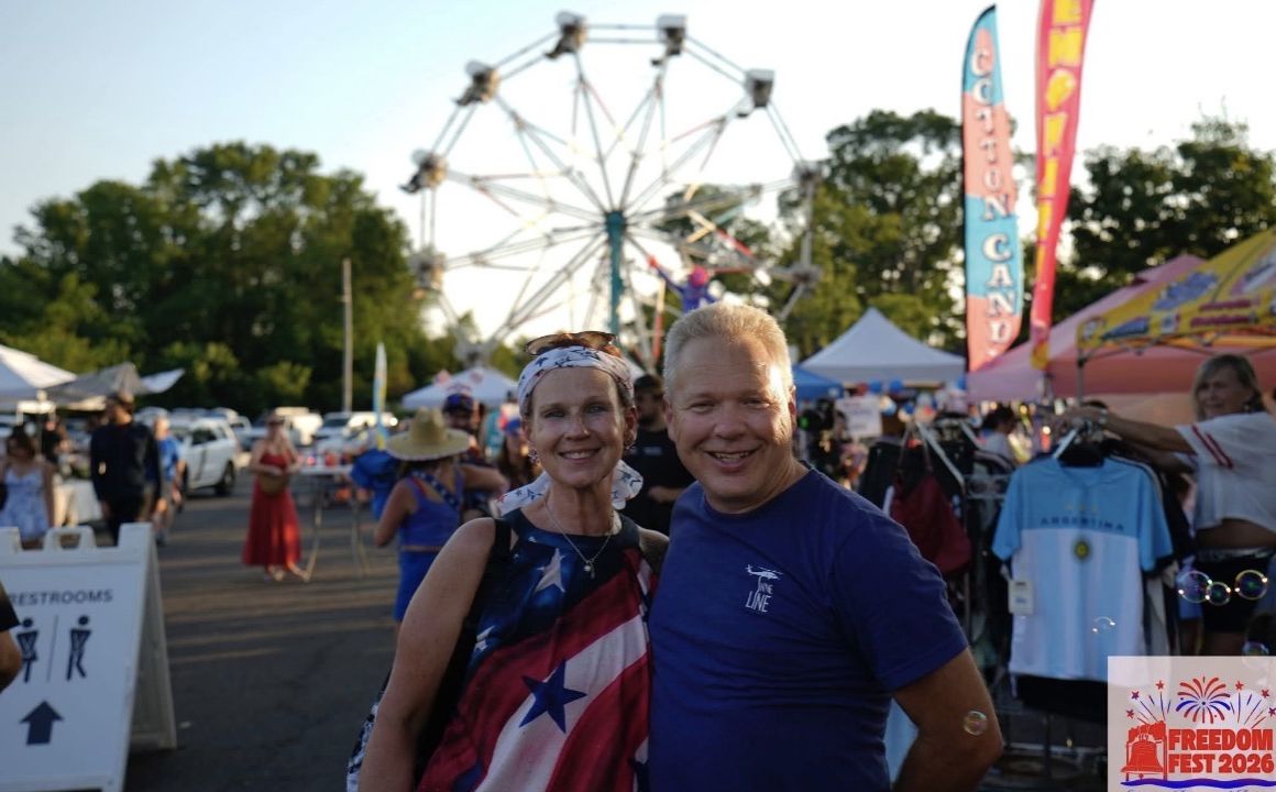FreedomFest "brings us back to the basics and instills a real sense of civic pride,” says Dana Russikoff '92, who founded the annual event with her husband, Ron.
