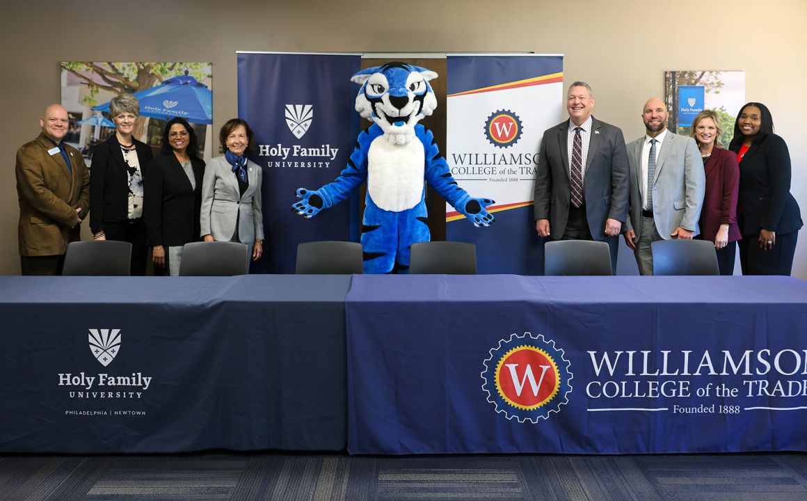 Holy Family University and Williamson College of the Trades Announce Partnership.