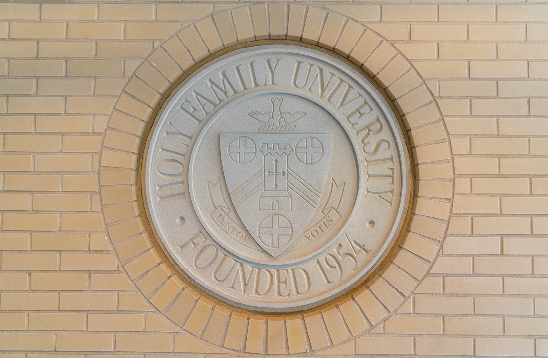 The seal of Holy Family University