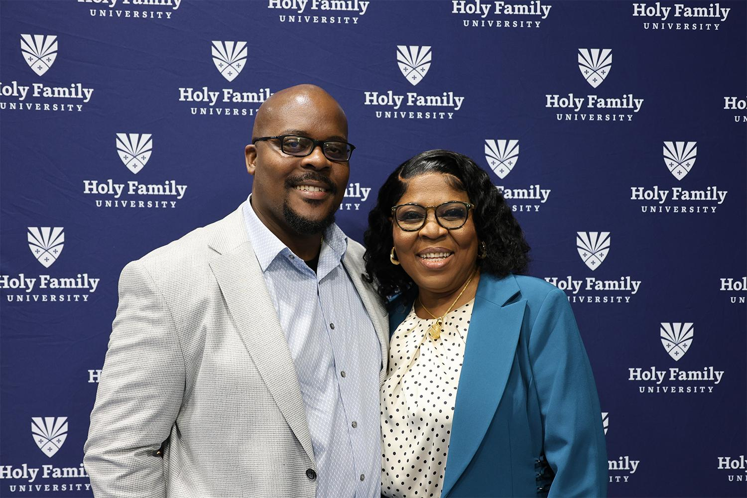 Nigerian-born Stella Eke-Okoro receiving her nursing pin from her son