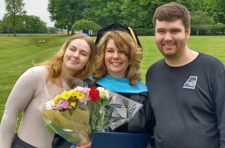 Angela Ashley Graduation Picture w/ Family