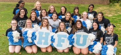 Holy Family University Cheerleading Squad