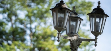 Lampposts on Main Campus