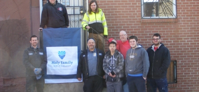 Holy Family students and staff volunteer in the community