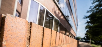 Brick Outside of Nursing Education Building