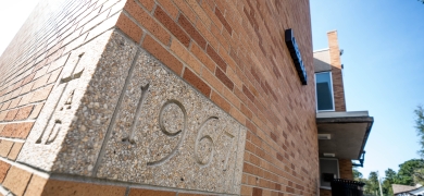 1967 cornerstone on library