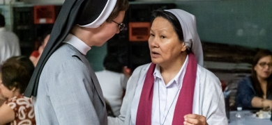 Sisters at service