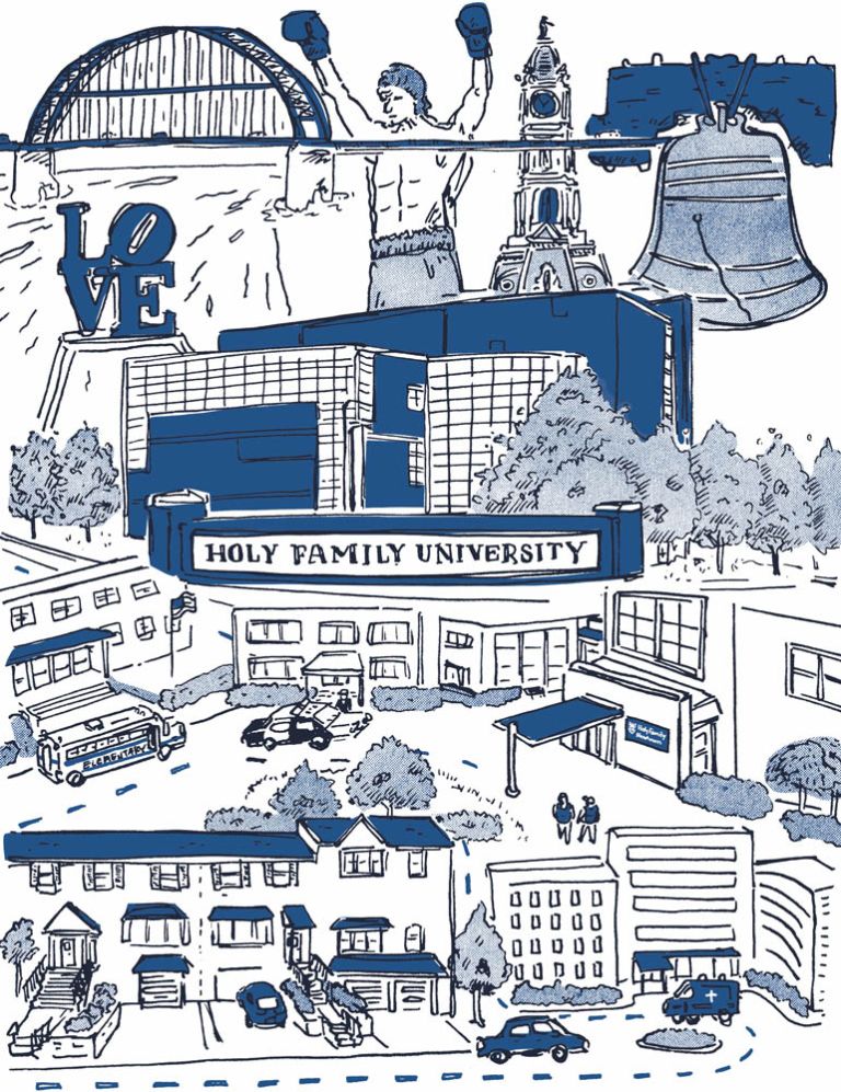 Power of Local Campus Illustration
