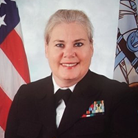 Lieutenant Commander Ellie (Hopkins) Bracken ’80, BSN