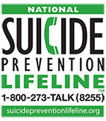 Suicide Prevention Lifeline 1.800.273.8255